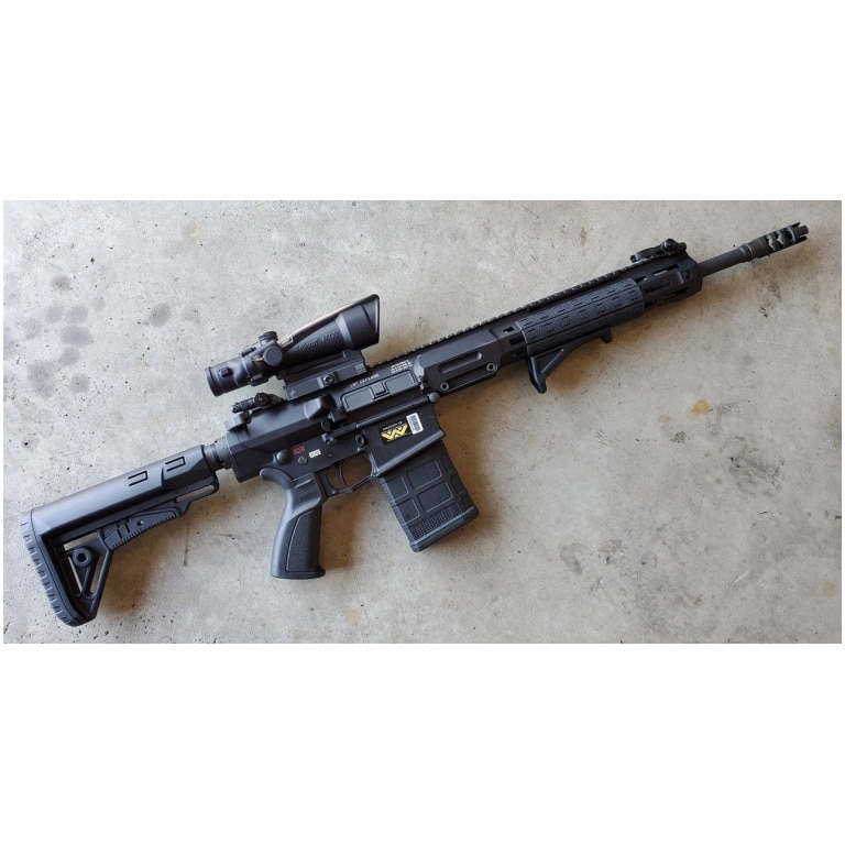 Lead & Steel Banshee Rubberized AR Pistol Grip Lead and Steel