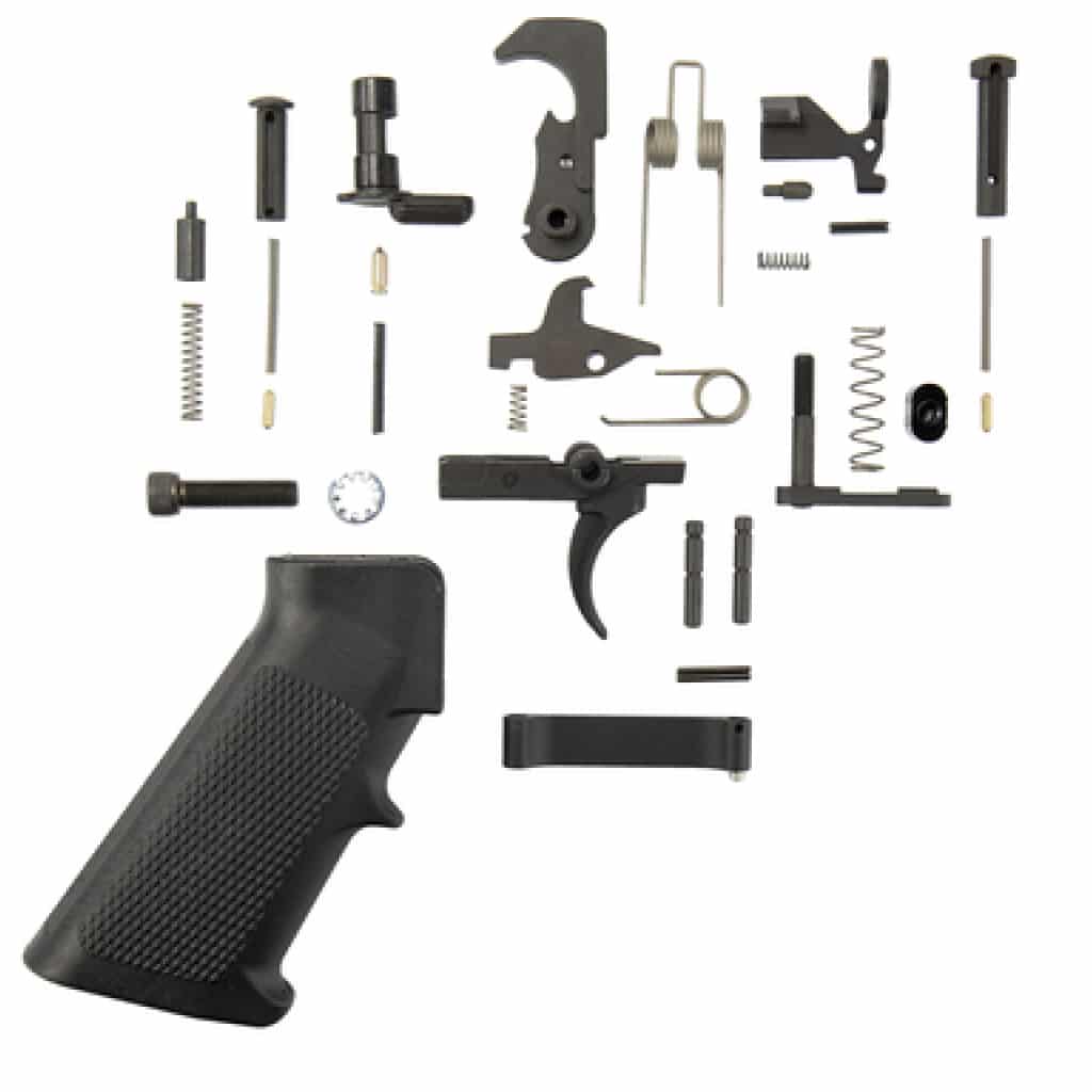 Lead & Steel Complete AR15 Lower Parts Kit (LPK) Lead and Steel