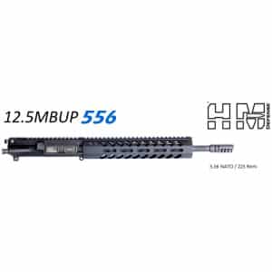 HM Defense Complete 5.56 Upper Receiver 12.5″ Mid, Nitride Available