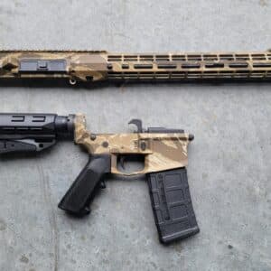 Aero Precision M4E1 16″ Rifle Build Kit – Desert VTS Camo