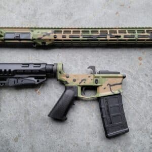 Aero Precision M4E1 16″ Rifle Build Kit – Highland Safari Camo