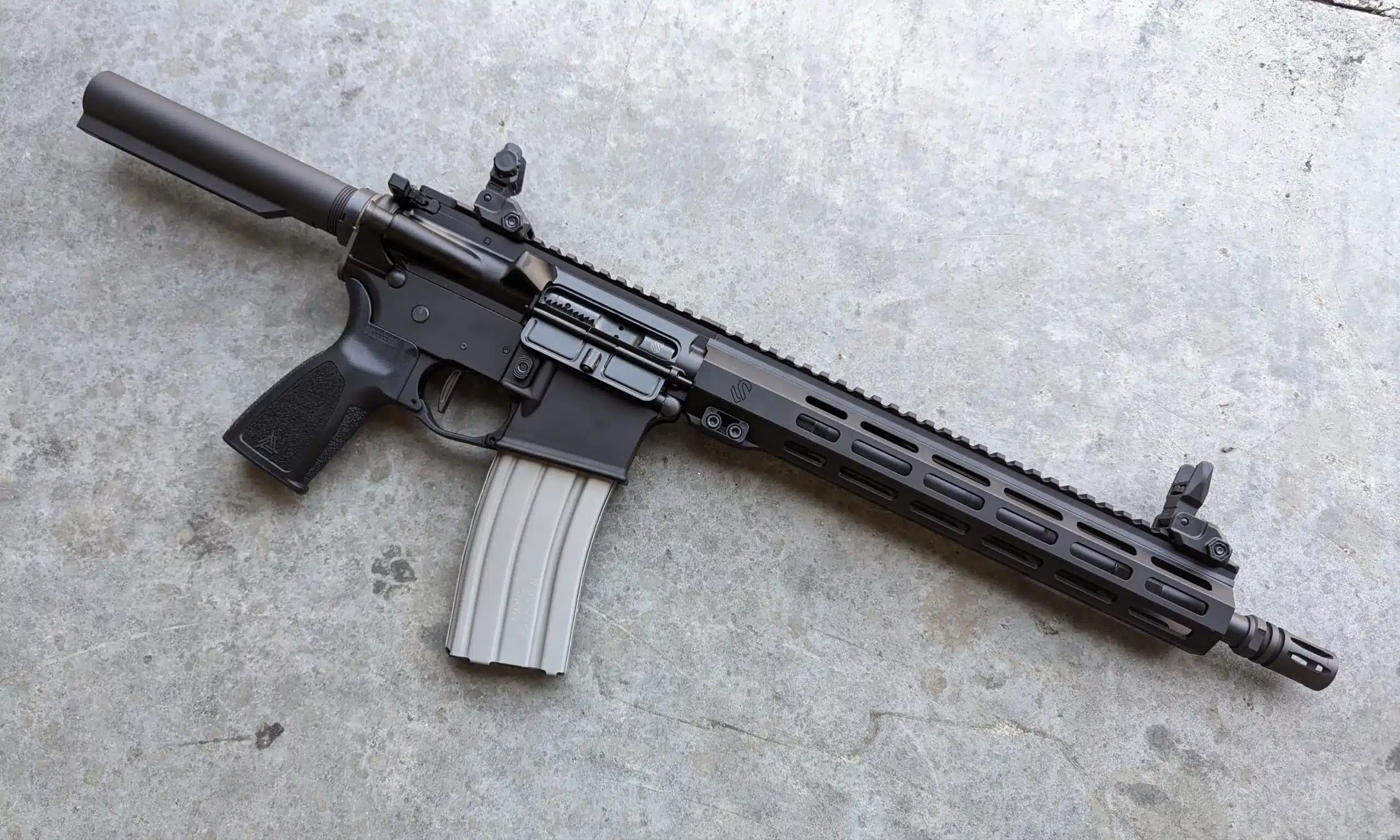 CLOSEOUT - L&S All-Rounder Carbine - 12.5 5.56mm Pistol, Black