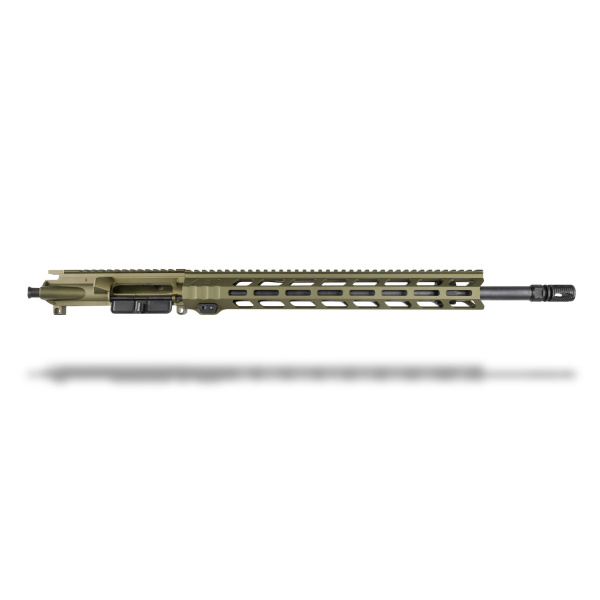 Olive drab green AR-15 SPR 18 inch complete upper receiver